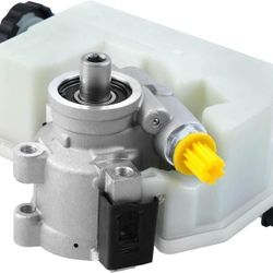Power Steering Pump with Reservoir for 2002-2006 Jeep Liberty 3.7L V6, Hydraulic Steering Pump 20-64610