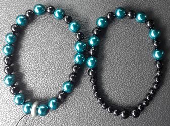 Mens Bead Bracelet Set