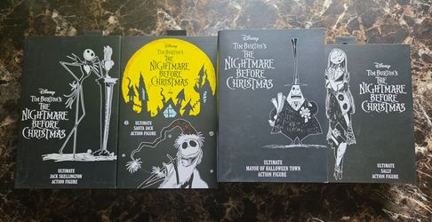 NECA Nightmare Before Christmas Ultimate Action Figure Bundle Set of 4