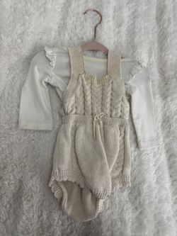 Baby Girls Sweater Romper