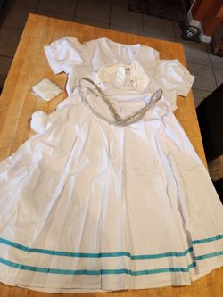 White Haru Cosplay Dress, Size XXL