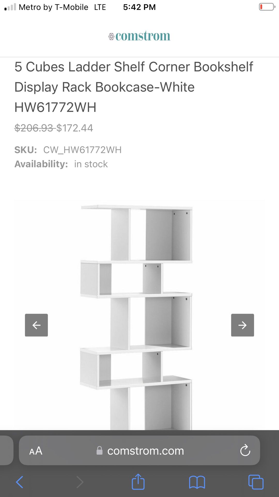 Cube Ladder Shelf