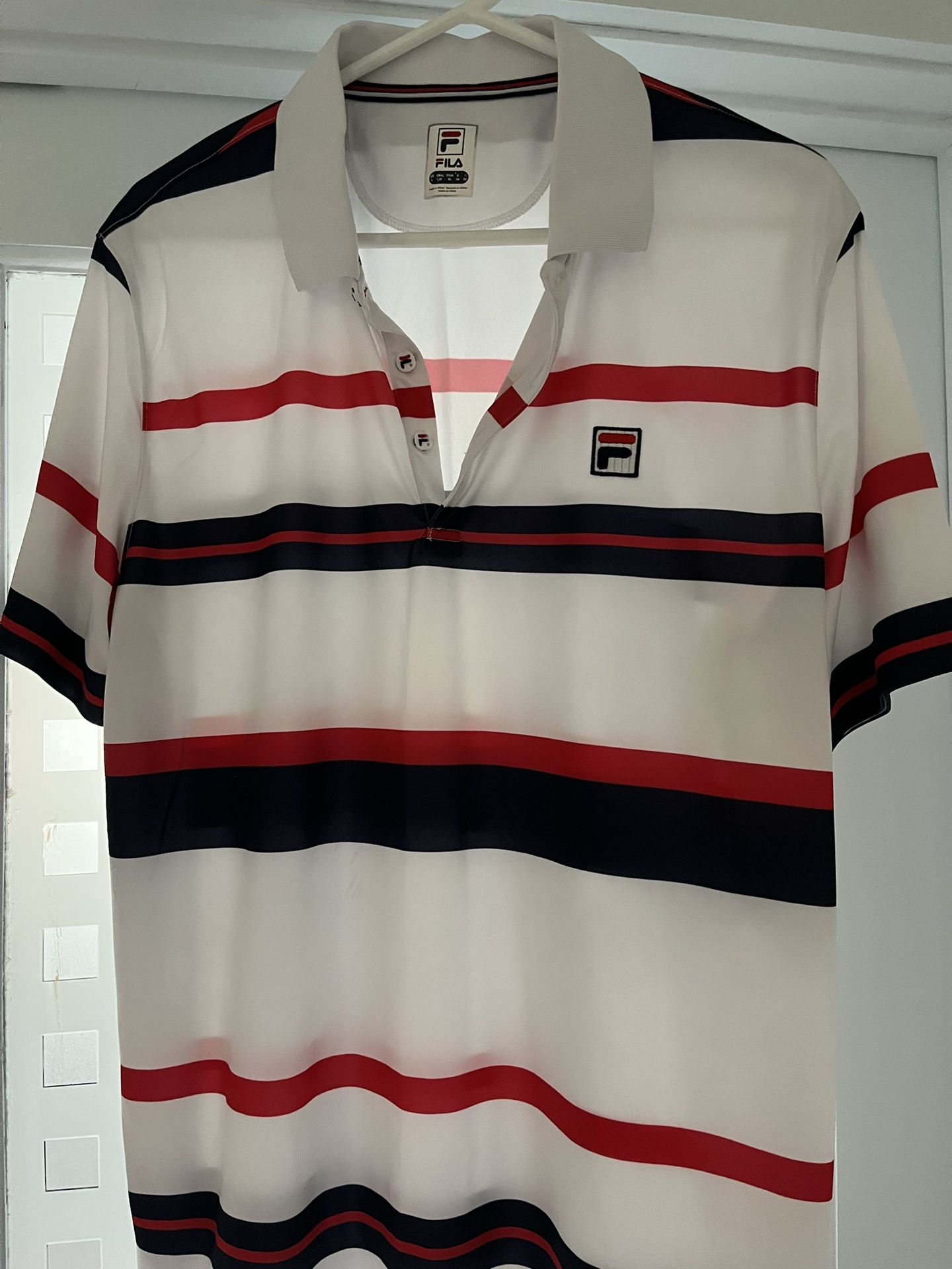 FILA Striped Polo Shirt