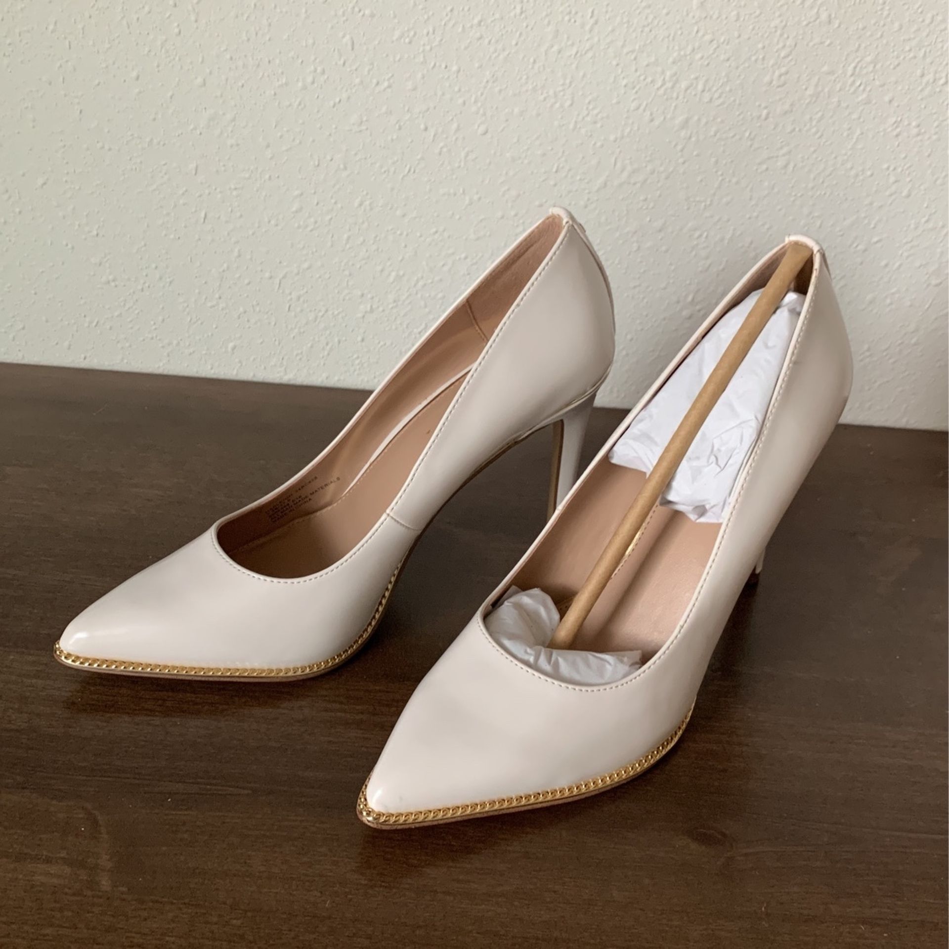 BCBG White Stiletto