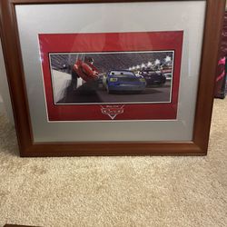 Set of Pixar Cars Photos In Frames 