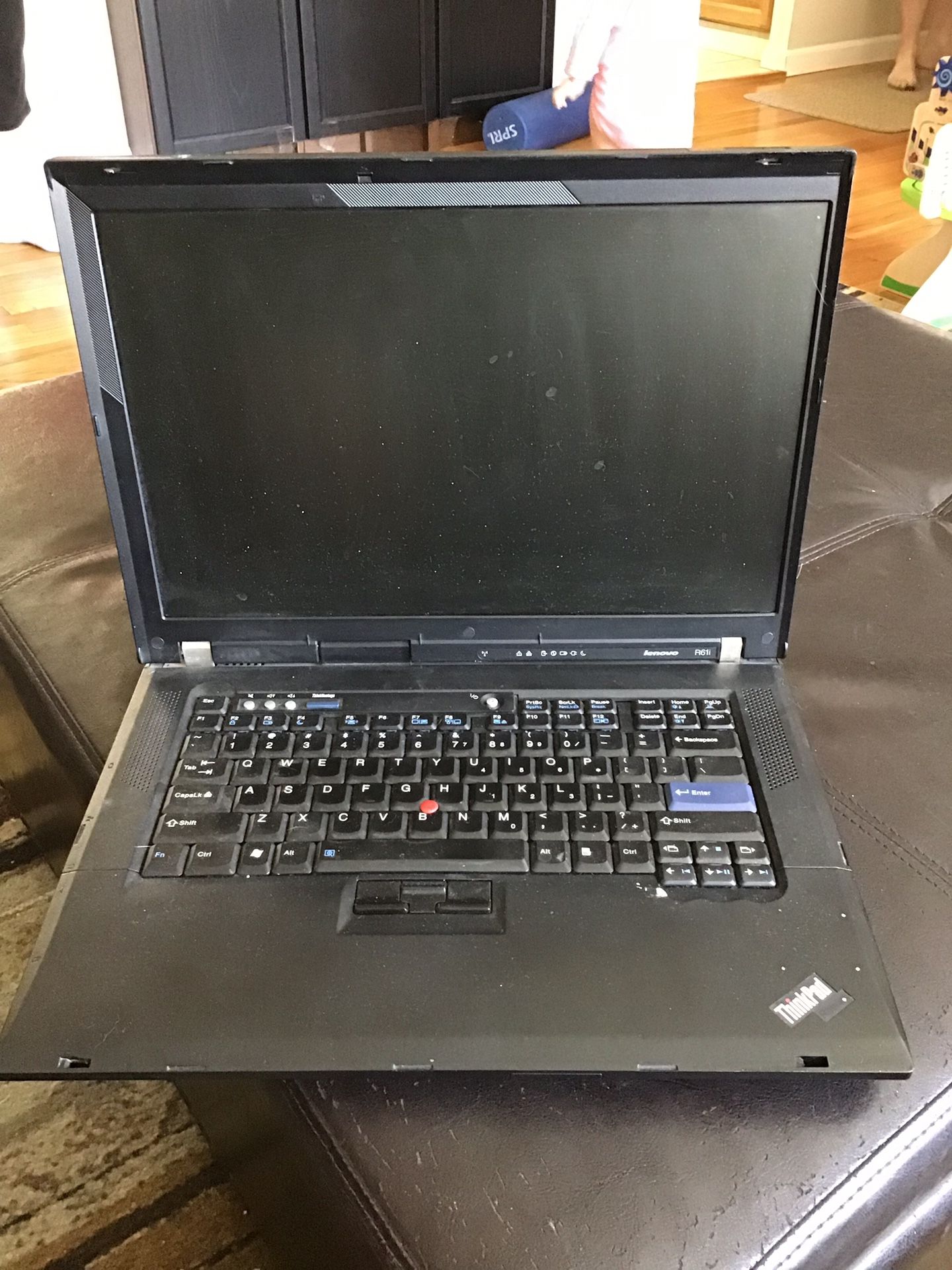 Laptop for parts only Lenovo R61i. LCD still works. No battery, no hard drive