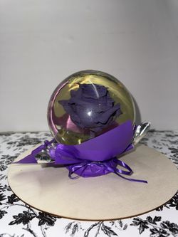 Purple Rose Globe