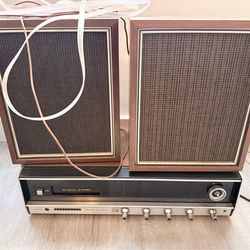 Vintage Panasonic RE-7800 Stereo System – 8 Track / FM-AM – Works