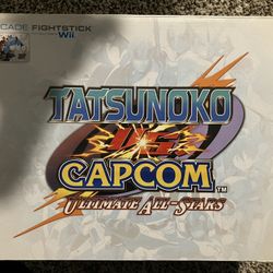 Rare tatsunoku Vs capcom Wii fight stick 