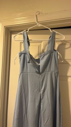Baby blue dress