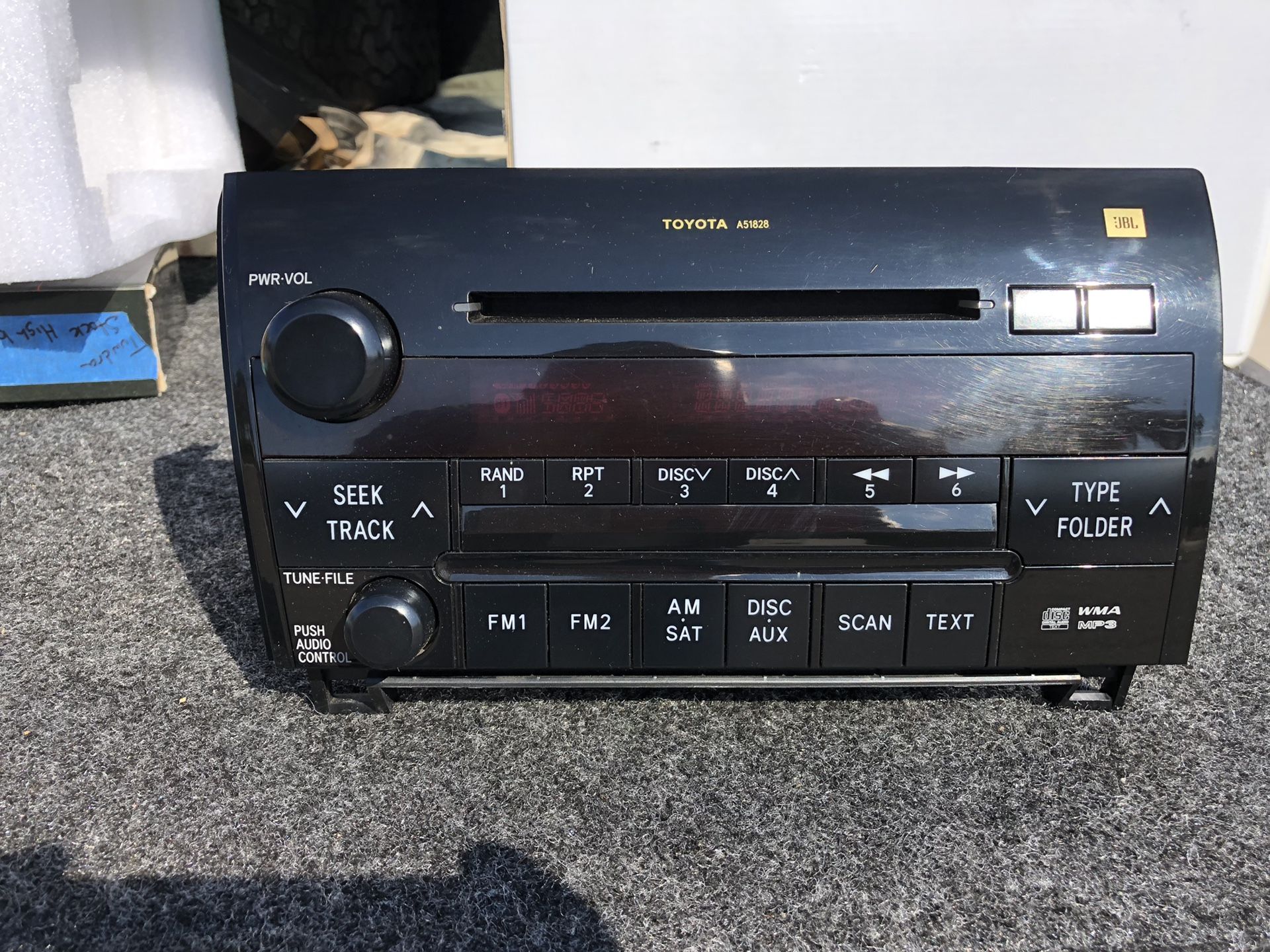 2007 Toyota tundra JBL stereo