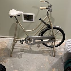 Vintage Exercise Bicycle From The 70S