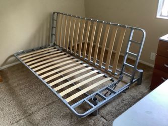 Queen size metal futon frame.