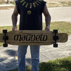 Magneto Bamboo Longboard Skateboard 