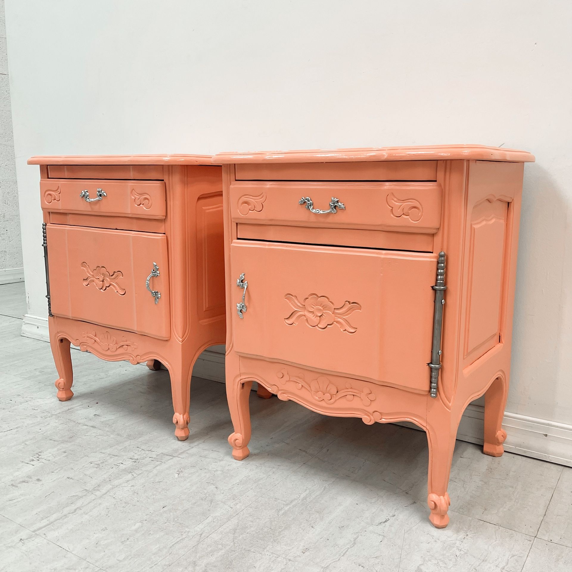 Restored French Provincial Nightstand Set