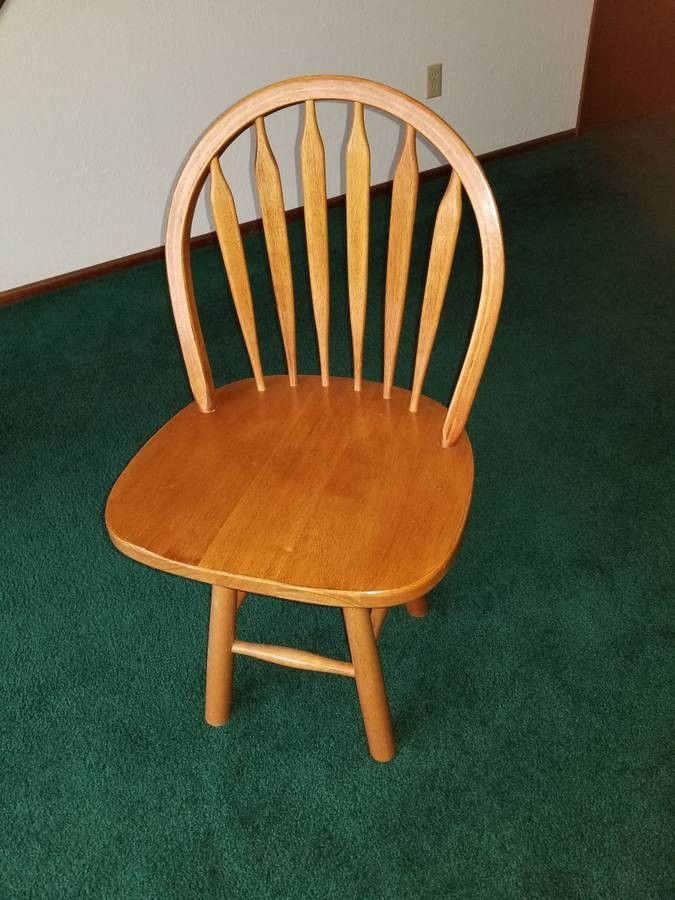 Oak Swivel Stool/Chair