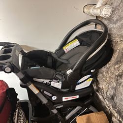 Carseat , Base And Stroller