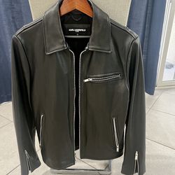 Karl Lagerfeld Men’s Leather Jacket