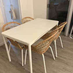 Dining Table And 4 Chairs