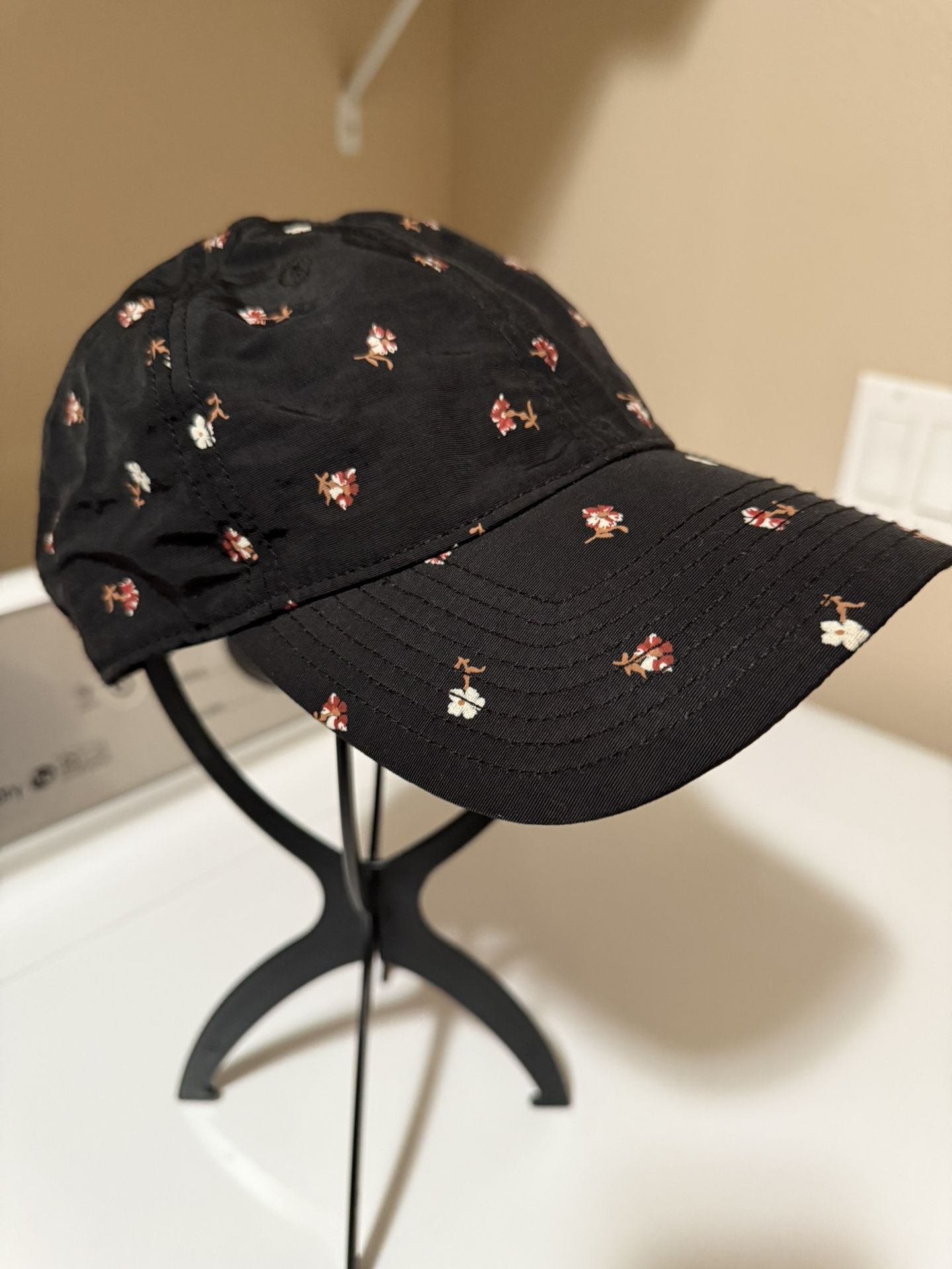 Madewell MWL WOMEN'S floral Black Cap Adjustable New No Tag