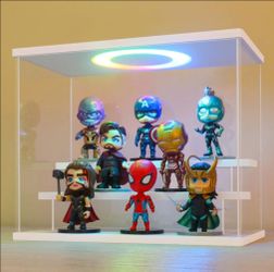 Acrylic lighted display case