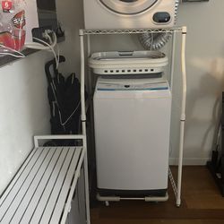 Portable Washer Machine+Indoor Portable Dyer+ Laundry Baskets+laundry Holder