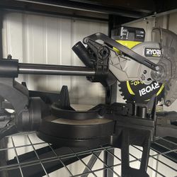 Ryobi 18v Miter Saw Kit 