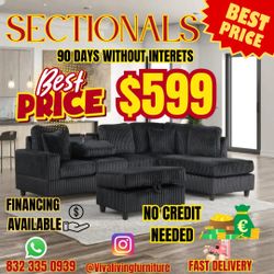 Sectional Black Promotion 💕