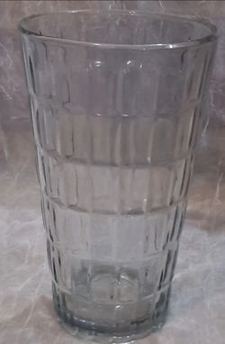 Heavy Vintage Signed & Numbered American Art Glass Vase