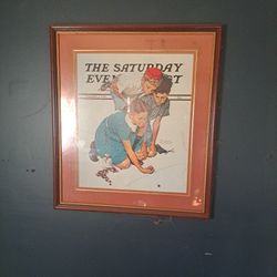 Vintage,  Norman Rockwell & Frame