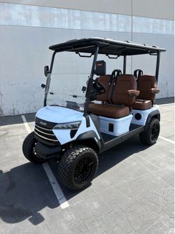 STREET LEGAL! Voyager Commander 4-Forward Lifted 72-Volt Lithium Street Legal LSV Golf Cart