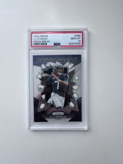 2023 Panini Prizm CJ Stroud Prizm Break RC #PB6 PSA 10
