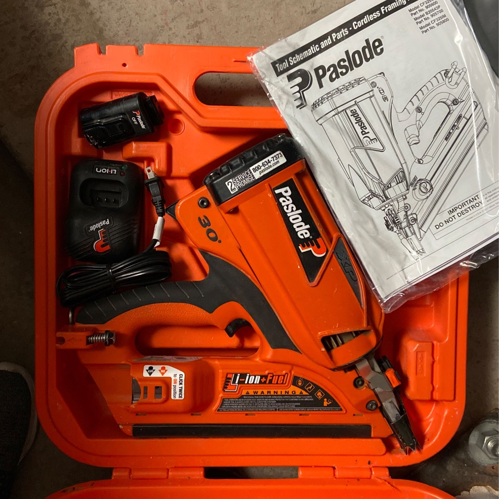 Paslode nail gun box Outlet