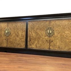 Vintage Credenza Burl Wood 