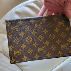 Louie Vuitton Leather Bound Notebook Cover