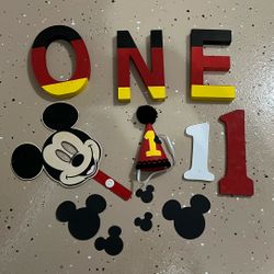 Mickey Mouse Birthday Props