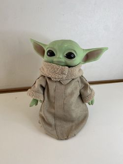 Grogu Baby Yoda Child Plush 12” Rubber Head Star Wars Mattel Mandalorian 2020