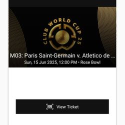 PSG vs Atletico Deportivo Club World Cup Match