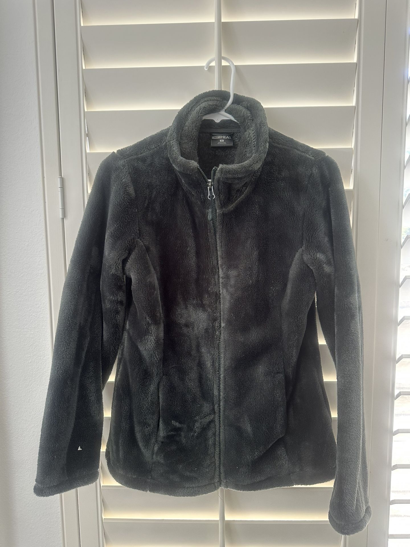 Jacket Gray Warm Super Soft Size Small
