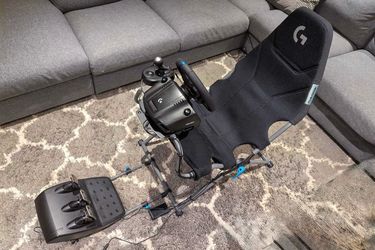 Logitech G923, G Shifter, and Logitech Playseat