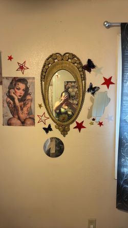 Heavy duty antique mirror