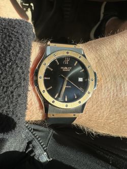 Hublot classic Fusion 41mm 18k Gold Watch