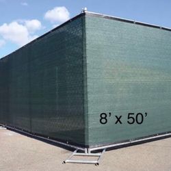 8x50 Privacy Fence Screen - GREEN