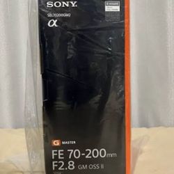 Sony FE 70-200 GM II lens