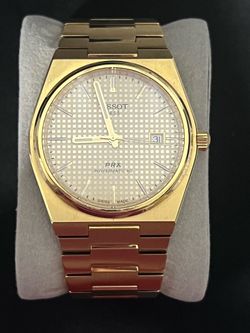 Tissot PRX Powermatic 80 Automatic Gold Tone Wristwatch with Date