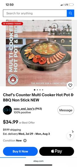 Multi cooker hot pot and bbq