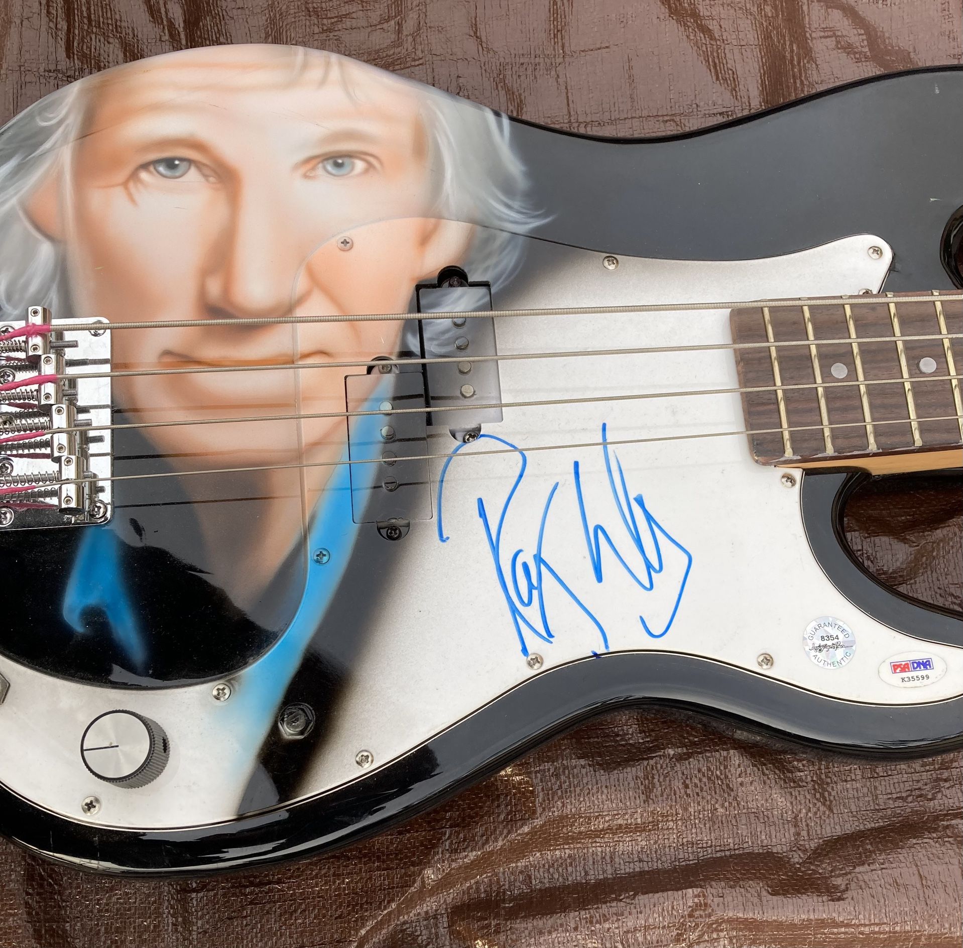 Roger Waters Signed Bass Guitar