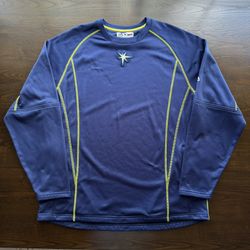 Tampa Bay Rays Majestic On-Field Practice Pullover Sweatshirt
