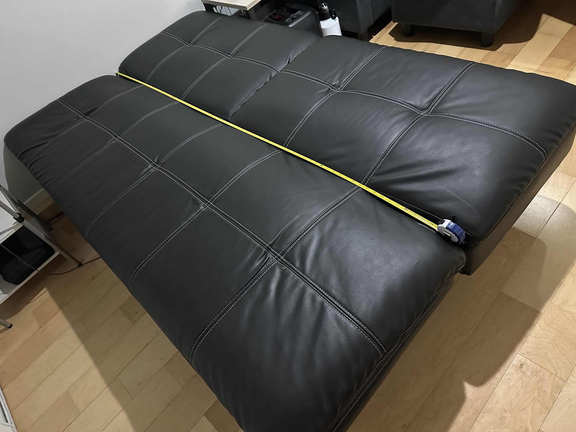Futon $100 Fold To Full Size Bed, Good Condition