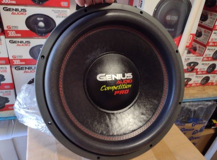 Sold Out More On The Way New 15" Genius 1400w Max Power G7 Subwoofer  $160  Each 